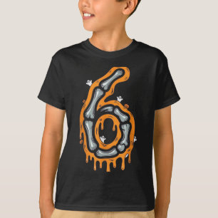 Six Seven Meme 6 7 Skelett Halloween-Kostüm Paar T-Shirt