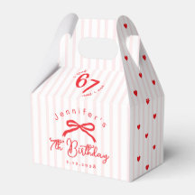 Six Seven Meme Pink Red Coquette 7th Birthday