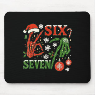Six Seven Meme Weihnachten 6-7 Weihnachten Skelett Mousepad
