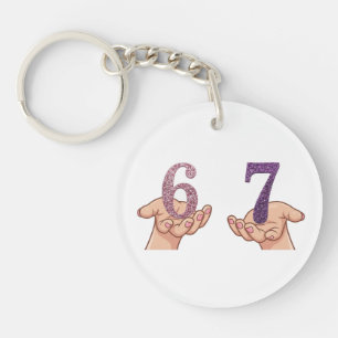 Six Seven Rose Violet Paillettes Cerveau Pourri