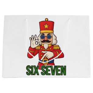 Six Seven Schneemann Weihnachten Nussknacker 6 7 X Große Geschenktüte