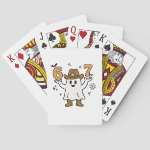 Six Seven Spooky Halloween Sport 67 Mason Meme Spielkarten