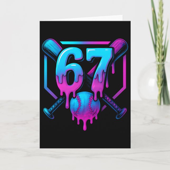Six Seven Verkaufe Eis Drip Cool 67 Gen Alpha Sl Karte (Vorderseite)