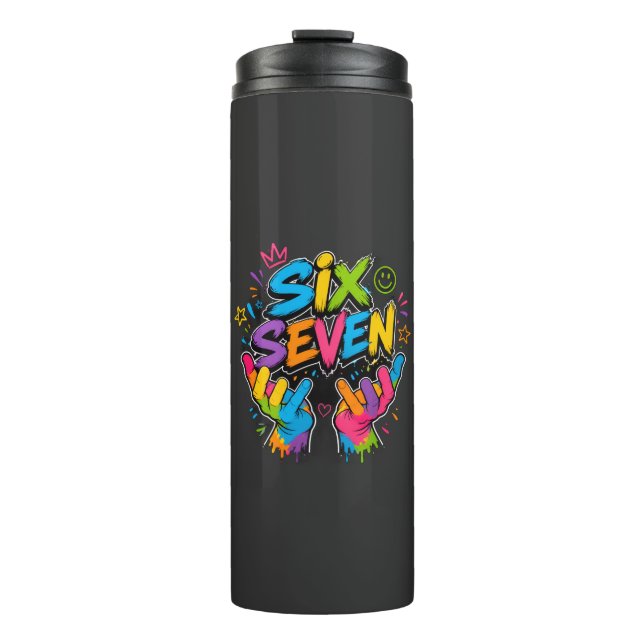 Six Seven Vibe Thermosbecher (Vorderseite)