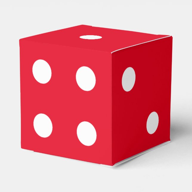 Six-Side-Die-Gefälligkeitsbox oder Dekoration Geschenkschachtel (Rückseite)