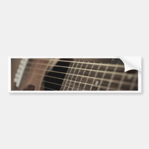 Six String Acoustic Guitar Autoaufkleber