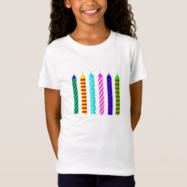 Six T-shirts d'anniversaire d'ans (Devant)