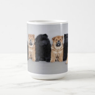 Six tasses de bouffe de bouffe