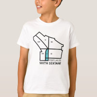Sixième T-Shirt sextant de Portland