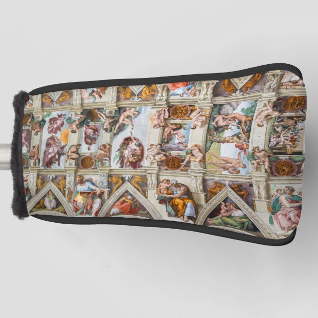 Sixine Chapel Michelangelo - Vatikan, Rom, Italien Golf Headcover (Vorderseite)
