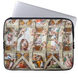 Sixine Chapel Michelangelo - Vatikan, Rom, Italien Laptopschutzhülle