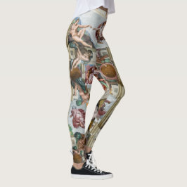 Sixine Chapel Michelangelo - Vatikan, Rom, Italien Leggings