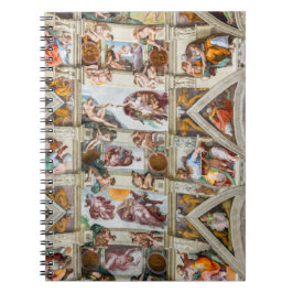 Sixine Chapel Michelangelo - Vatikan, Rom, Italien Notizblock