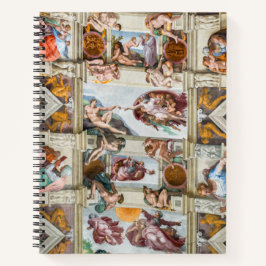 Sixine Chapel Michelangelo - Vatikan, Rom, Italien Notizbuch