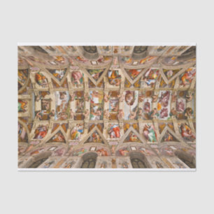 Sixine Kapelldecke von Michelangelo Seidenpapier