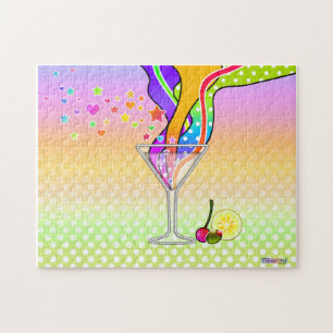 SIXTIES POP ART STYLE MARTINI