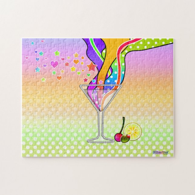 SIXTIES POP ART STYLE MARTINI (Horizontal)