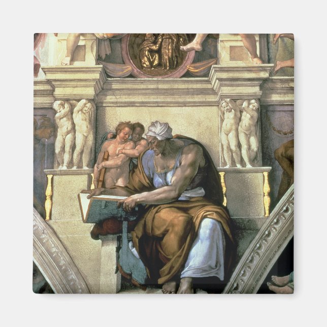 Sixtinische Kapelldecke: Cumaean Sibyl, 1510 Magnet (Vorne)