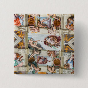 Sixtinische Kapelle Michelangelo - Vatikan, Rom, I Button