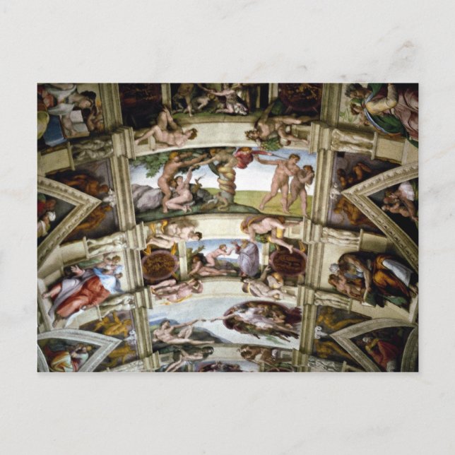 Sixtinische Kapelle, Vatikan, Rom, Italien Postkarte (Vorderseite)