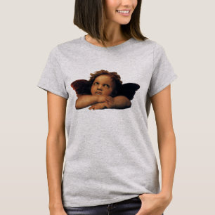 Sixtinische Madonna, Engel Detail von Raphael Sanz T-Shirt