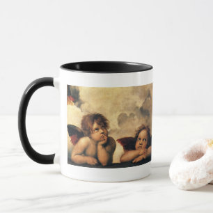 Sixtinische Madonna Engel von Raffael Sanzio Tasse