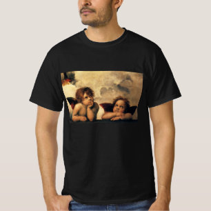 Sixtinische Madonna Engel von Raphael Sanzio T-Shirt