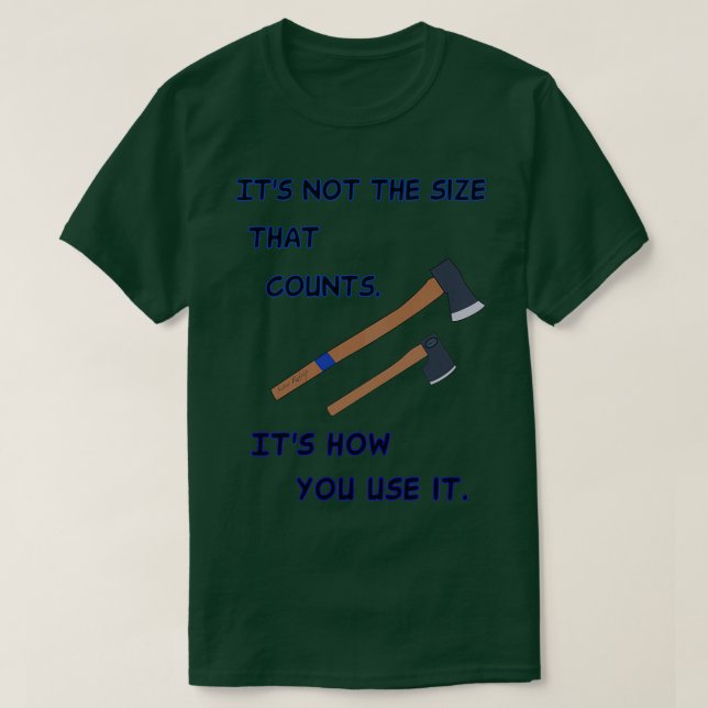 Size Doesnt Count T-Shirt (Design vorne)