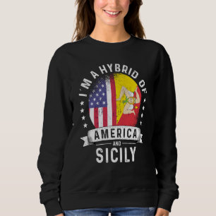 Sizilianisch-amerikanischer Patriot gewachsener Fl Sweatshirt