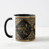 Sizilianische barocke Trinacria Design-Tasse