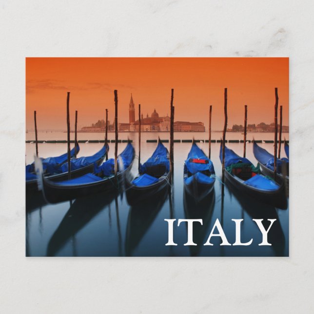 sizilianische Boote | Italien Postkarte (Vorderseite)