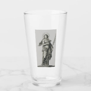 Sizilianische Heilige Agatha Vulkanische Gnade Kun Glas
