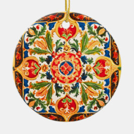 sizilianische Keramik Muster Ornament