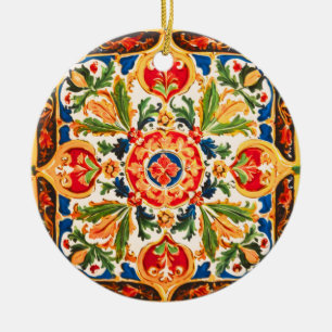 sizilianische Keramik Muster Ornament