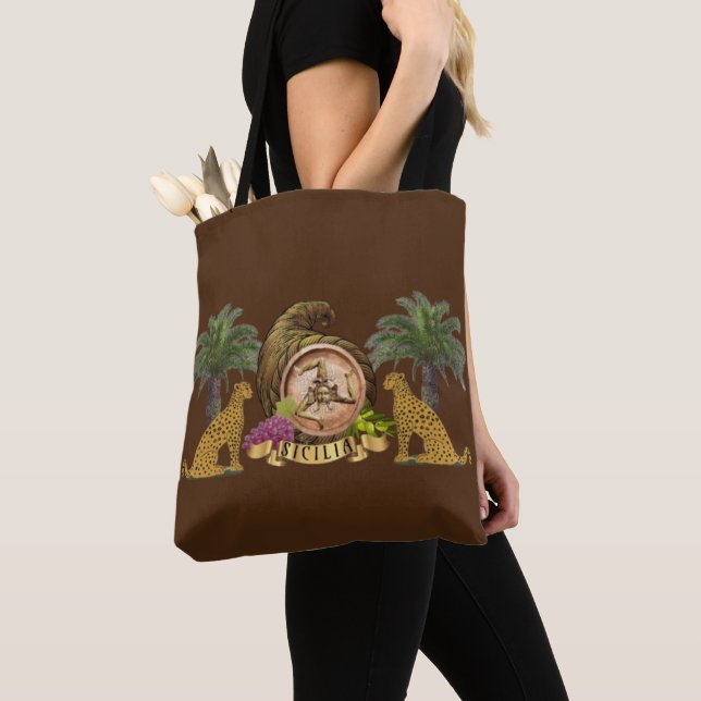 sizilianische Kunst Tasche (Von Nahem)