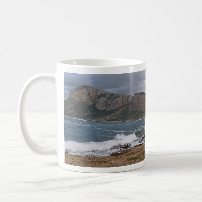 sizilianische Küste. Kaffeetasse (Links)