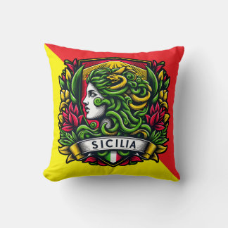 Sizilianische Trinacria Kissen