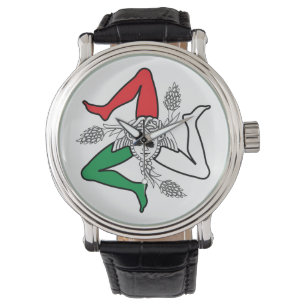 Sizilianische Trinacria Medusa Design Armbanduhr