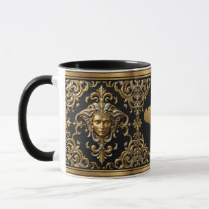sizilianisches Barockmuster-Design Tasse