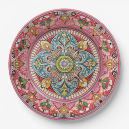 Sizilianisches Grün: Melaminpapier Pappteller