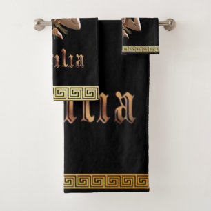 Sizilianisches Medusa-Geschenkhandtuch-Set Badhandtuch Set