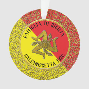 Sizilianisches Trinacria Ornament