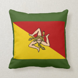 Sizilien-Flag-Kissen Kissen