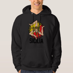 Sizilien Flagge Sizilien Palermo Italien 1 Hoodie