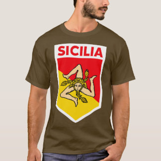 Sizilien-Flaggenemblem T-Shirt