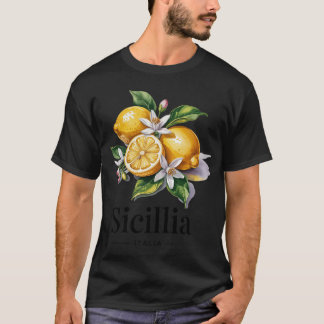 Sizilien Italien Frische italienische Zitronen T-Shirt