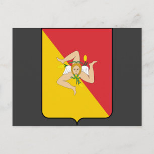 Sizilien, Italien Postkarte