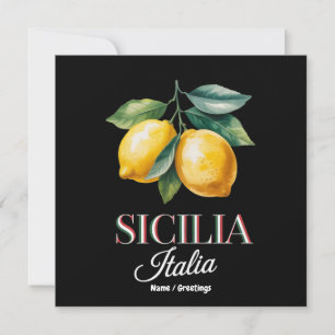 Sizilien Italien Stolz Sizilianische Frische Itali Einladung