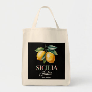 Sizilien Italien Stolz Sizilianische Frische Itali Tragetasche