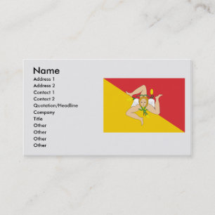 Sizilien, Italien Visitenkarte